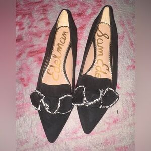 Sam Edelman NWT Rochester black white bow flats size 7.5